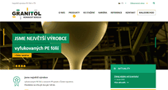 Desktop Screenshot of granitol.cz